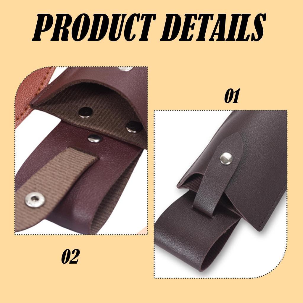 Scissor Holder Protector Multifunctional Storage Organizer Compact Collect Bag PU Leather for Pliers DIY Shears Scissors Sewing