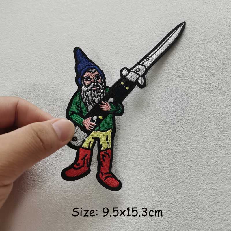 Панк-черепа, железная нашивка, наклейки с вышивкой, термопресс, аппликация, Parches, Ropa, наклейки для одежды, полосатый термоклейкий значок «сделай сам»