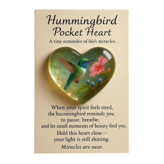 Pocket Hug Token for Hairstylists Heart Shaped Acrylic Keepsake with Mini Hair Tools Stylist Appreciation Gifts