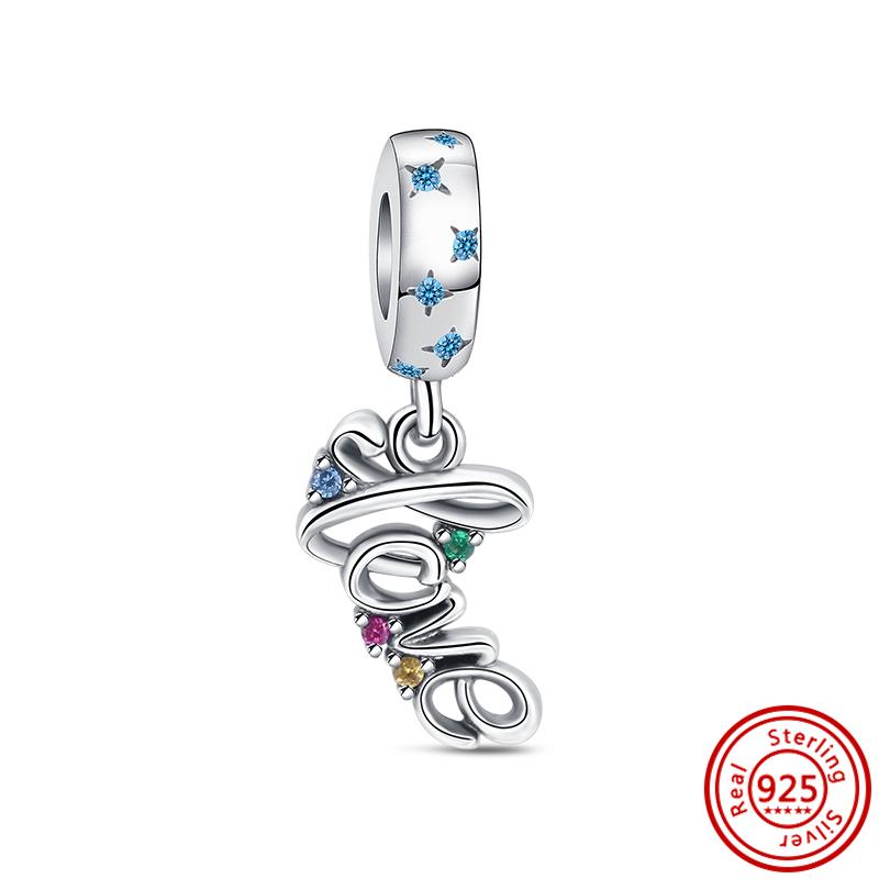 925 Silver Hermit Crab Gecko Jellyfish Dolphin Turtle Pendant Sky Blue Beads Fit Original Charms Bracelet Europe Jewelry