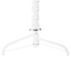 Artificial Half Christmas Tree with Stand Slim White 180 cm