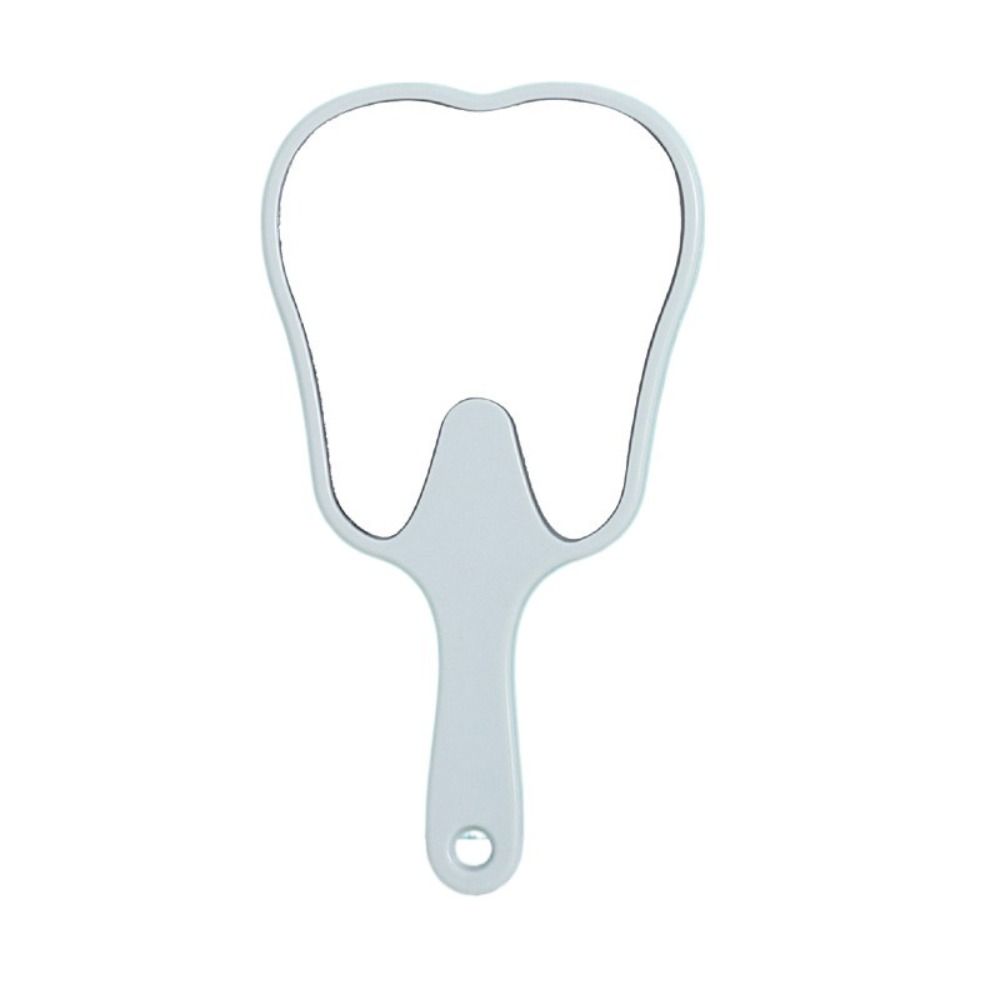 Пластиковое зеркало в форме зуба, портативное зеркало для макияжа высокой четкости, домашний декор