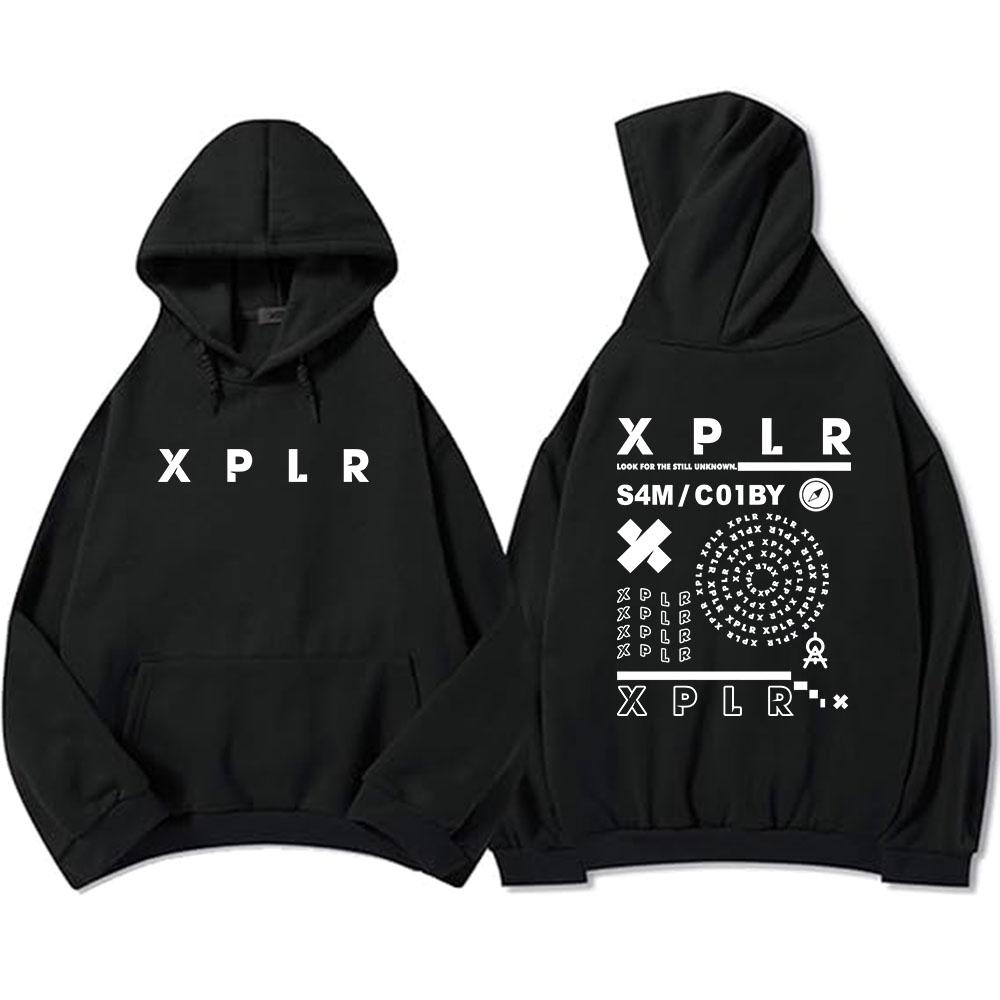 Hip Hop Streetwear Sam and Colby Xplr-r Hoodies Graphic Clothes Heavy Mental Fashion Unisex Sweatshirts Soft Hooded Men Hoodie