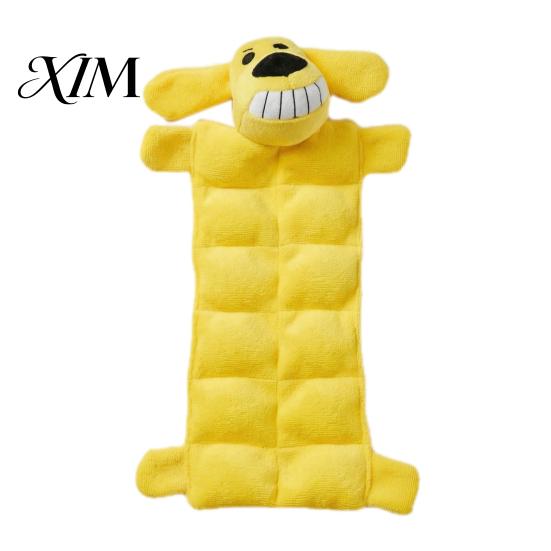 Anxiety Relief for Dogs Interactive Plush Dog Toy, Squeaky Chew Muscle Pet Chewing Toys Design, Stuffed Animal Toy Aggressive Chewers Durable