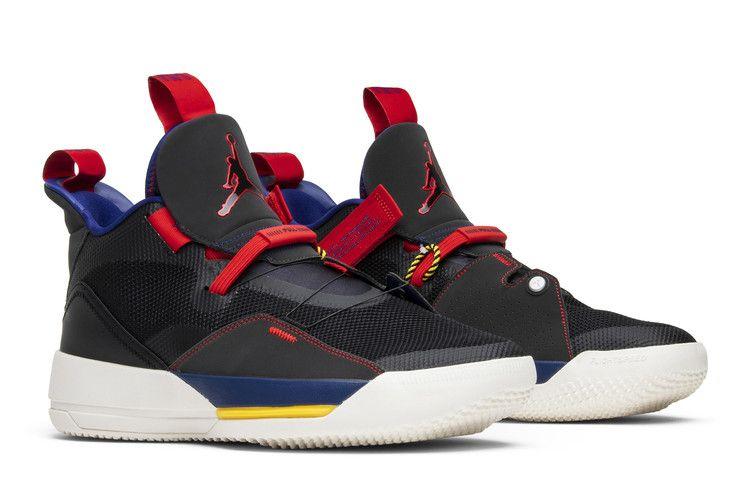 Men's Sneakers Jordan XXXIII Tech Pack (China Release) Black/Black-Dark Smoke Grey-Sail