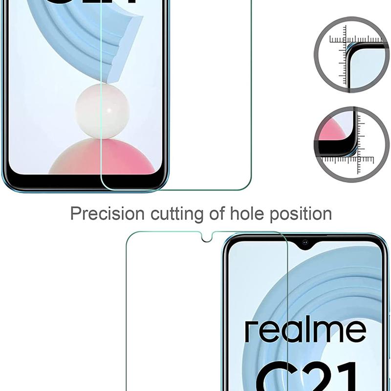 2 шт. Realme 9 5G/9 Pro/9i прозрачное стекло Защитная пленка из закаленного стекла для Realme 9 Pro + C11 C12 C15 C17 C25 C35 Защитное защитное стекло