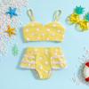 Girls' Polka Dot Halter Bikini Set - Two-Piece Swimwear
