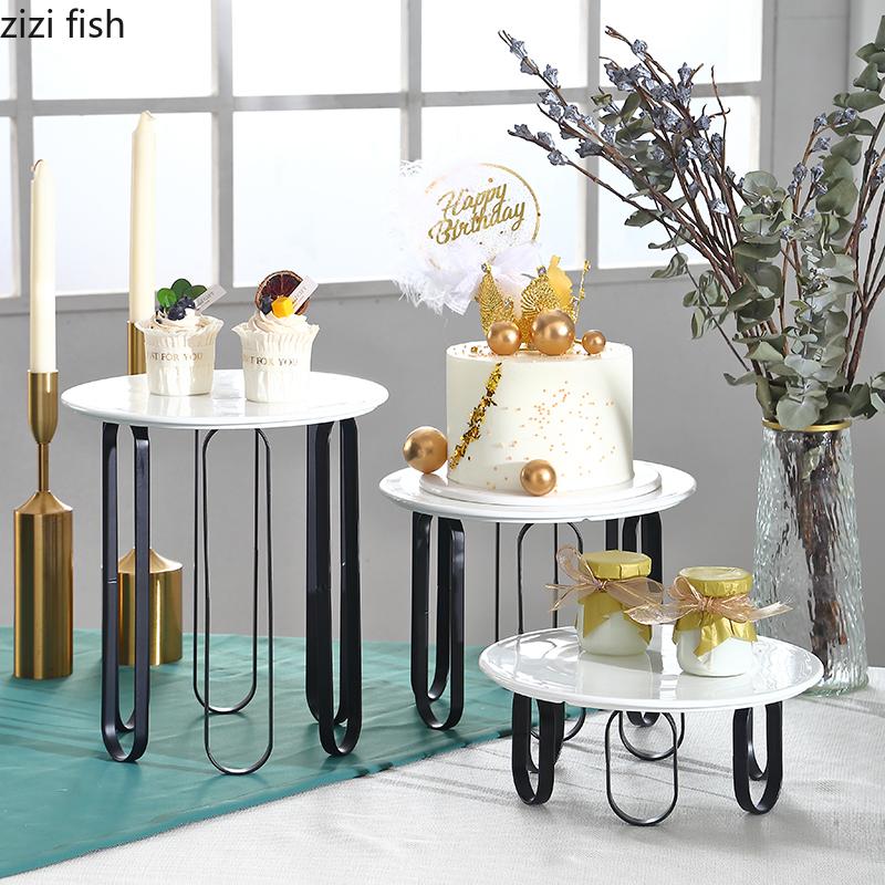 Металлическая керамическая подставка для торта Высокая десертная тарелка Подставка для димсамов Хлебная тарелка Фруктовые тарелки Поднос для закусок Тарелки для суши