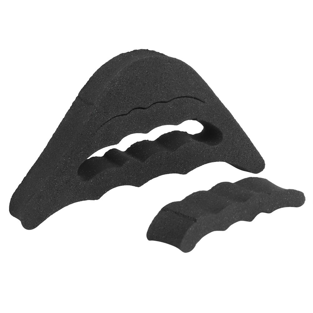 5 пар унисекс губка носок вставка анти боль нескользящая обувь передняя часть стопы подушечка для ухода за ногами(черный )