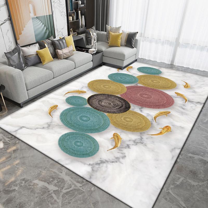 Ковер с принтом для гостиной, большой площади, противоскользящий ковер для спальни, прикроватное одеяло, аксессуары для домашнего декора