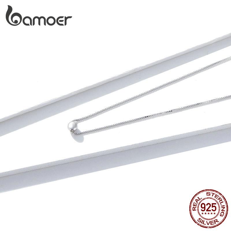 Ожерелье из стерлингового серебра горошек