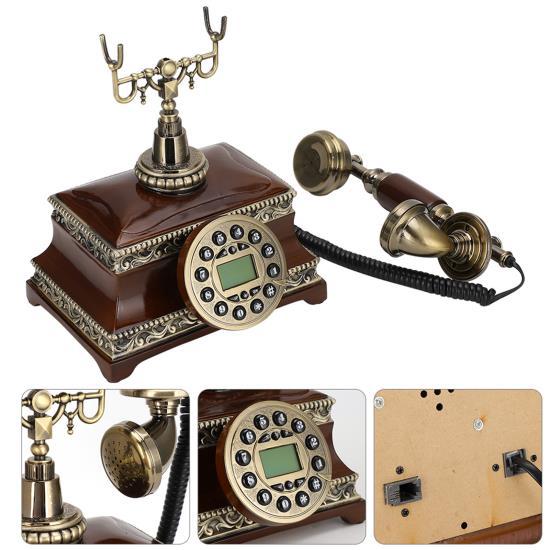 MS-613A Многофункциональный классический ретро домашний телефон с подсветкой и дисплеем FSK/DTMF