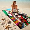 1pc Mexican Festival Celebration Cartoon Quick Dry Microfiber Bath Towel for Swimming Surfing Camping Unisex Holiday. SJT7201155