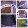 Уличная одиночная всплывающая палатка для рыбалки, просмотра спортивных мероприятий, кемпинга, синяя и прозрачная