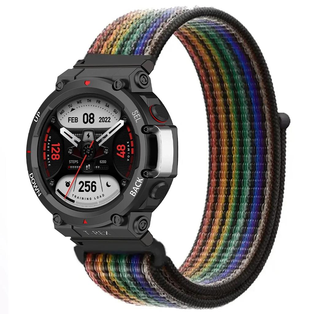 Нейлоновый ремешок-петля для умных часов Huami Amazfit T-REX 3/2, женский/мужской браслет для Amazfit T-Rex/T-Rex Pro, ремешок на запястье Correa