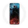Samsung Galaxy S7 Case Red Black Blue Abstract Texture Background