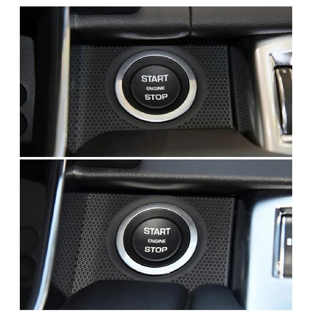 Start Stop Engine Switch Push Button Cover for Land Rover Range Rover Sport EVOQUE Range Rover Veiar Discovery