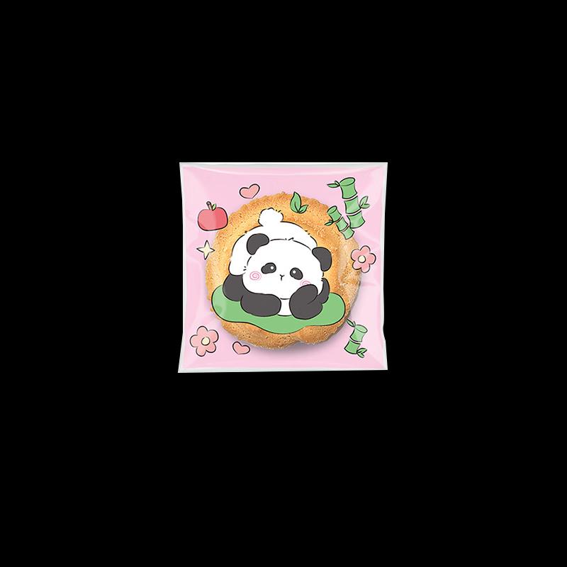 Small Panda Frosted Self-Adhesive Cookie Bags