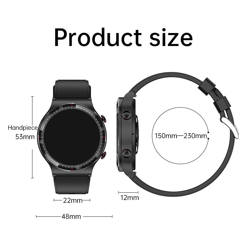 2025 Новые модернизированные 1,43-дюймовые Amoled HD смарт-часы с пульсометром, артериальным давлением, ЭКГ+ВСР, мониторингом здоровья, спортивными и фитнес-умными часами