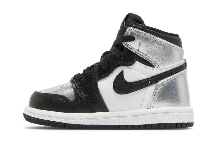 Jordan 1 Ретро Высокий Серебряный Носок (ТД)