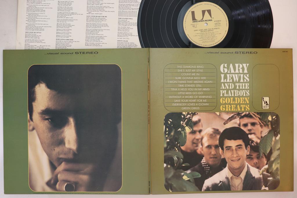 LP Record GARY LEWIS PLAYBOYS Golden Greats GXC65 UNITED ARTISTS 1978 Japan Rock Used