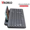 VAORLO Three Model Connect Bluetooth Keyboard USB 2.4G Fast Connect 96 Keys With Number Board Wirless Office Noise Cancel Keyboard