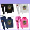 Minecraft Chicken Jockey Childrens Cartoon Hoodie And Pants Set With Cotton Fabric For Casual Winter Wear