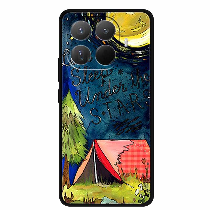 3D TPU Чехол для Xiaomi 15T 15 T 5G Рельефные Цветы Coque Тисненые Цветы Funda Силиконовый Мягкий Задний Чехол для Телефона для Xiaomi15T