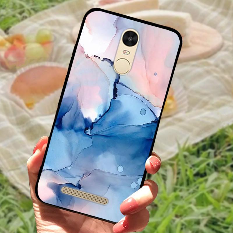 Чехол-бампер для Xiaomi Redmi Note 3, силиконовый, мягкий, с рисунком мрамора, черный, Funda Coque для Xiaomi Redmi Note 3 Pro, защитный Note3Pro
