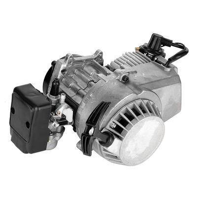 Двигатель 49cc 2-тактный с ручным стартером для мини-мотоцикла, питбайка, квадроцикла, внедорожника, багги