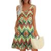 Womens Summer Dresses Loose  Sleeveless Sundresses Dress With Pockets