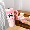Стакан Big Gulp 2024 Большой вместимости Стакан для льда Можно носить Новый стиль Соломинка Изолированный стакан Высоко выглядящий Стакан для воды