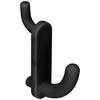 Hikari Punching Board Resin Hooks, Black, 10 Pieces