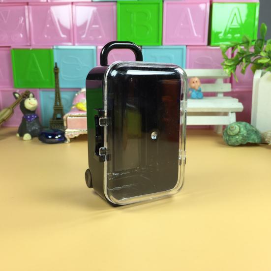 Мини-подвижной дорожный чемодан в форме коробки для конфет, свадебные сувениры, подарок на вечеринку