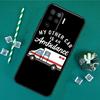 Ambulance Car Case For Oppo A40 A60 A80 A16 A76 A96 A18 A38 A58 A78 A98 A91 A15 A17 A74 A94 A54 A57S Cover
