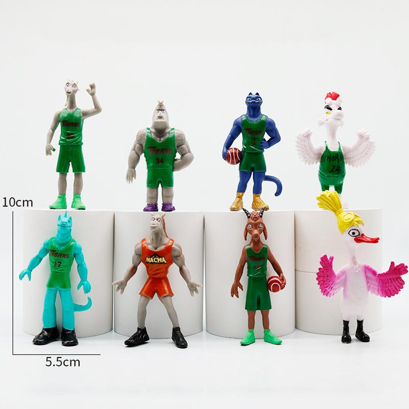 Hot Cartoon Miracle Dream Team Anime Figures Goat Cosplay Action Model Pvc Desktop Statue Ornament Collection Toy Gift