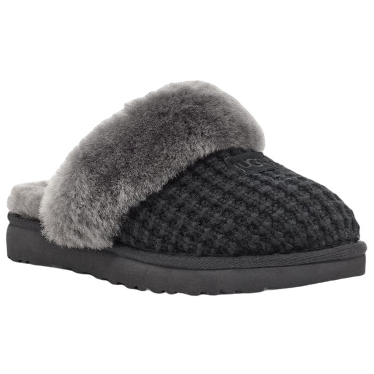 UGG Уютные тапочки черные женские 1117659-BLK