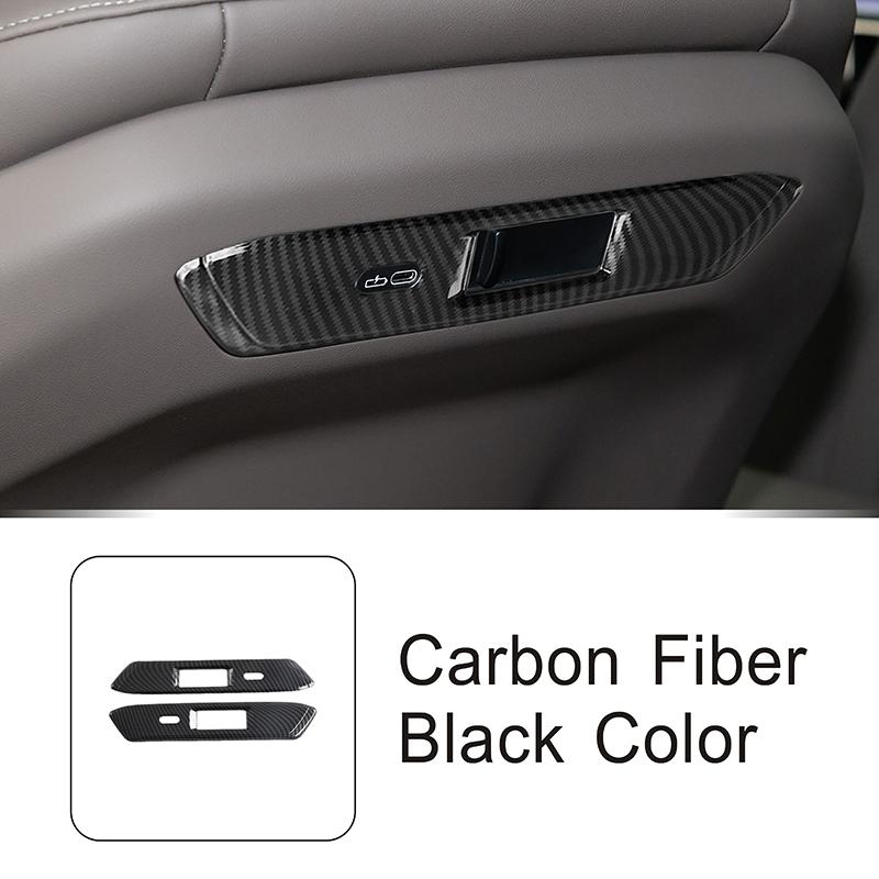 Carbon Fiber Color Front Seats Decoration Strips For BMW X3 G45 2025 Car Styling Interior Accessories