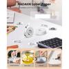 N12 Label Maker Tape N12 Labels, Black on White Thermal Paper Self-Adhesive Label Tape Refill, 14x40mm (0.55"x1.57") 180 Labels/Roll, 3-Roll, White