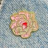 New Enamel Pin Animal Flower Poppy Metal Connector Gift Birthday 1pc