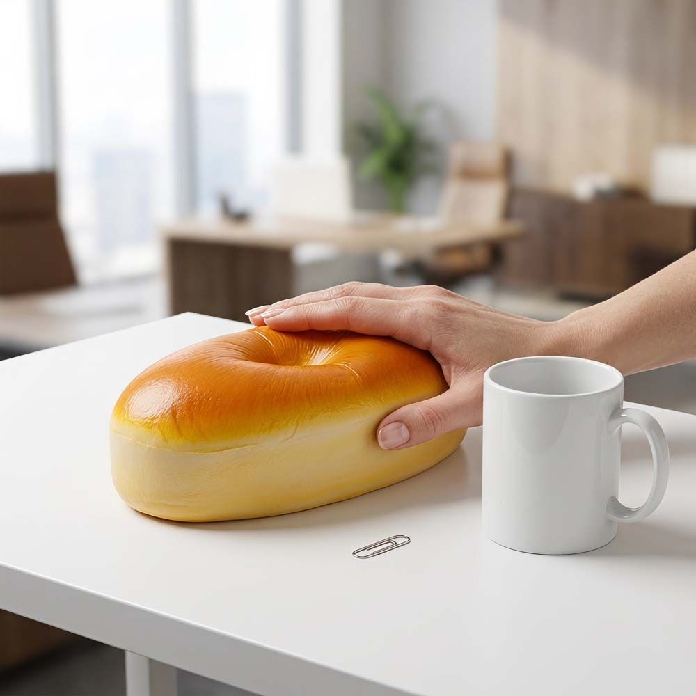Simulated Bread Squishy Toy Prank Decoration Sensory Fidget Bread Kids Toy