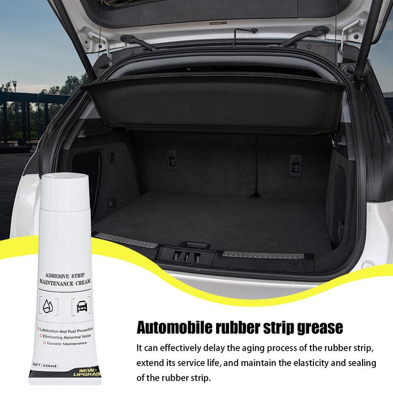 Смазка для автомобильного люка, смазка для сидений, заглушенная смазка, 50 г. Синтетическое и механическое масло для уплотнительных колец, снижает посторонние шумы