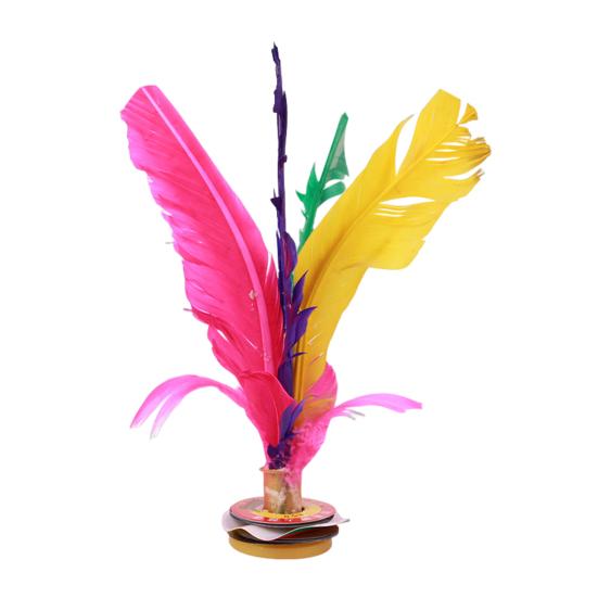 Kick Shuttlecock Stable Base Bright Color Improve Hand-eye Coordination Fluffy Primary Secondary School