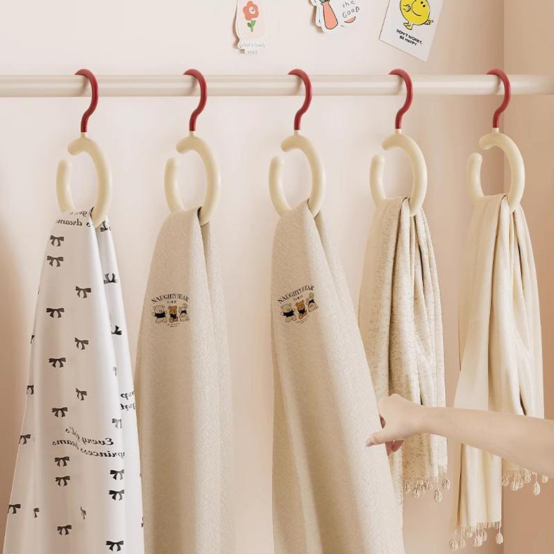 Дофаминовый крючок Многофункциональный вращающийся неперфорированный шарф шляпа сумка вешалка круглая шарф Выставочная витрина