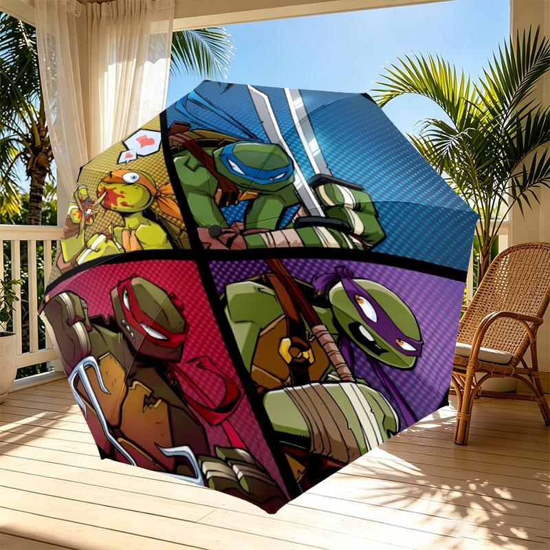 Gamer Print Automatic Open Close Umbrella, Portable Foldable Umbrella, for Outdoor Commute Camping Trip, Ideal Birthday Gift