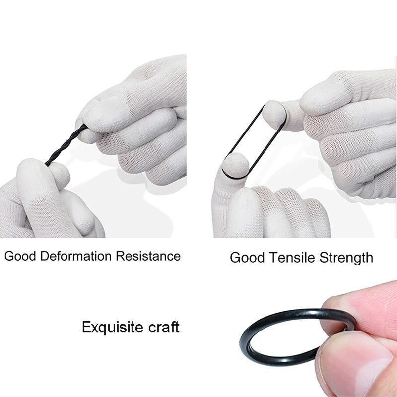 200 шт. резиновых уплотнительных колец в коробке для соединителя шланга крана уплотнительного клапана водонепроницаемой машины маслостойкой шайбы комбинированный набор аксессуаров