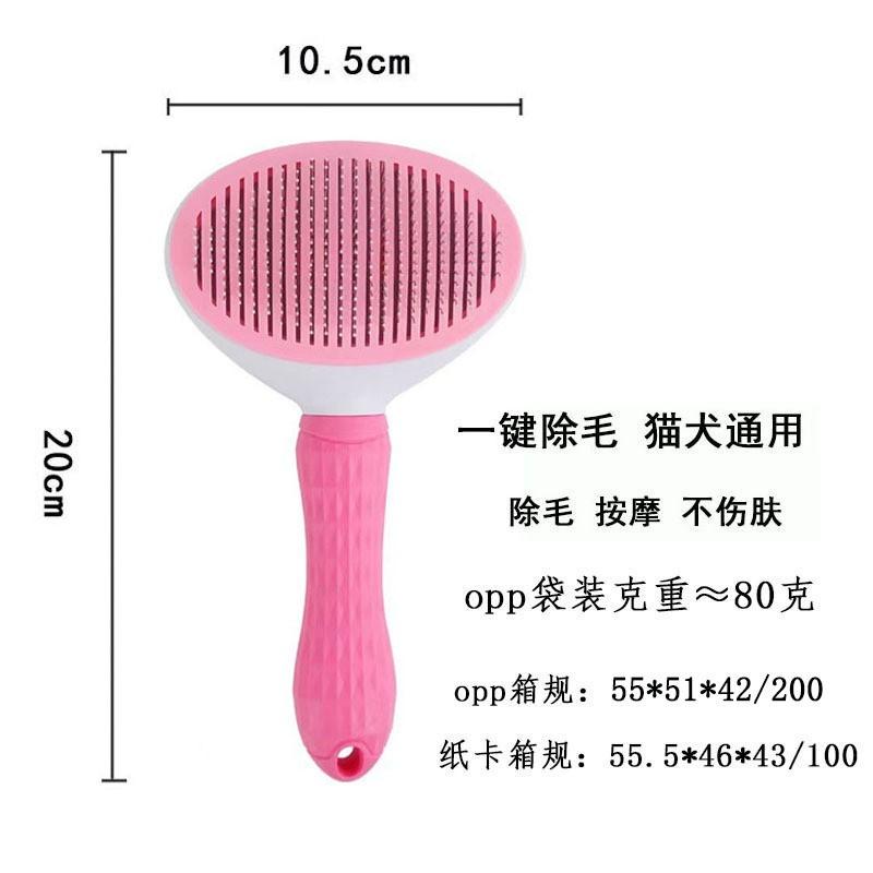6-Piece Pet Grooming Set With Stainless Steel Deshedding Brush Cats Dogs Anti-Flea Lice Remover Loose Hair Comb