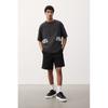 Шорты HM Canvas Regular Fit, черные