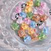 Resin Rabbit Cartoon Nail Drills 3D Nail Jewelry Cartoon Nail Decorations Animal Nail Rhinestones
