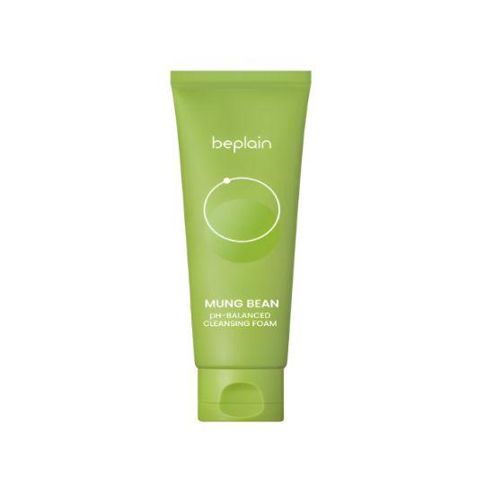 beplain Mung Bean pH-Balanced Cleansing Foam Gentle Korean Face Cleanser Vegan Skin Care 80ml